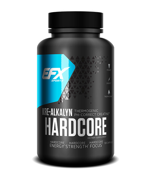 EFX KRE ALKALYN HARDCORE Creatine Thermogenic Fat Loss Energy 120 Capsules