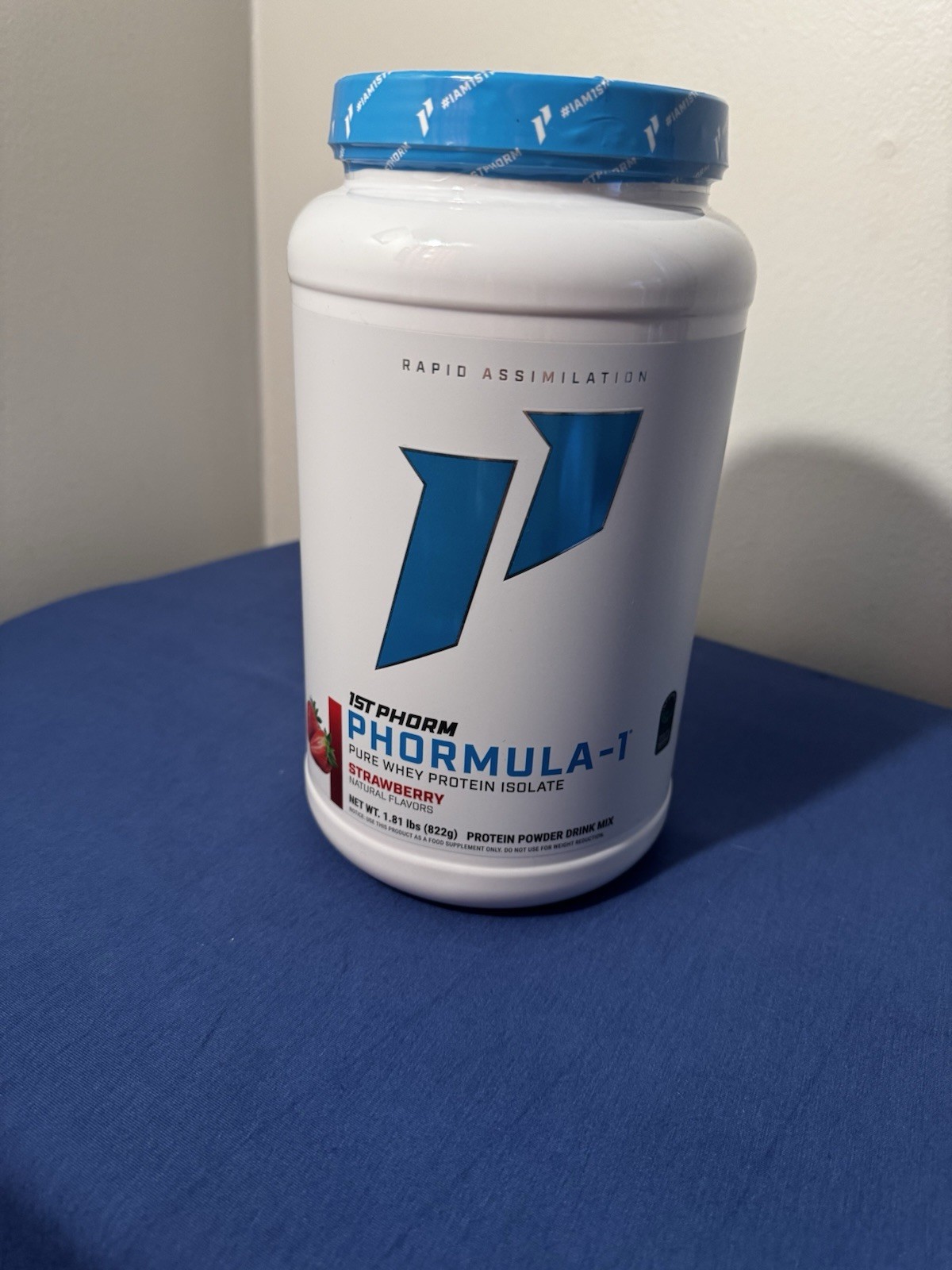 1st Phorm PHORMULA-1 Whey Protein Isolate Powder Strawberry 1.81 lb 30 srv