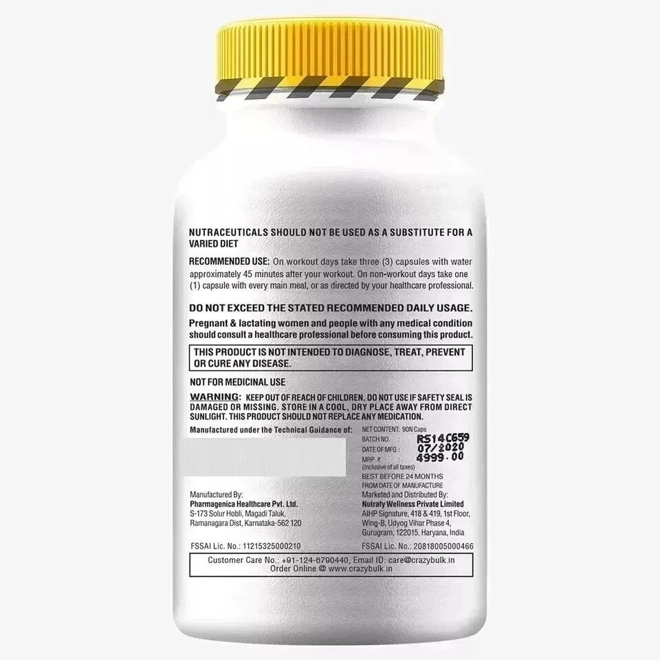 CrazyBulk Decaduro Stack Recovery Energy Workout 90 capsules Pack of 2