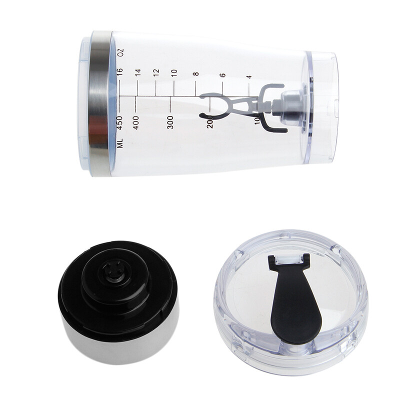450ml BPA Protein Shaker Water Bottle Electric Automatic Mixer for Smart Cup