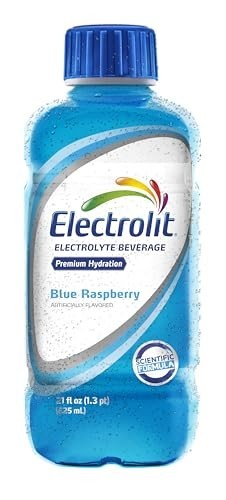 Electrolyte Drink Pack of 12 – Blue Raspberry Flavor, Hydration & Recovery, 21 F