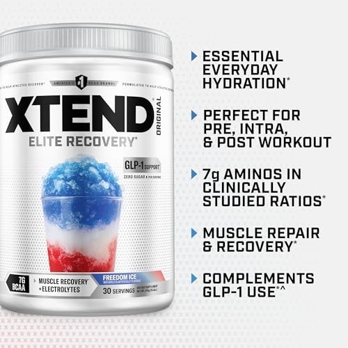 BCAA Powder 7g BCAAs L-Glutamine Muscle Recovery Hydration Electrolytes Sugar