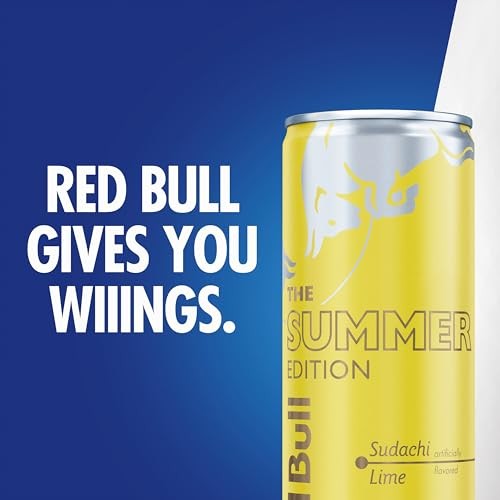 Summer Edition Energy Drink, with 80mg 8.4 Fl Oz, 24pk, (6×4) Sudachi Lime