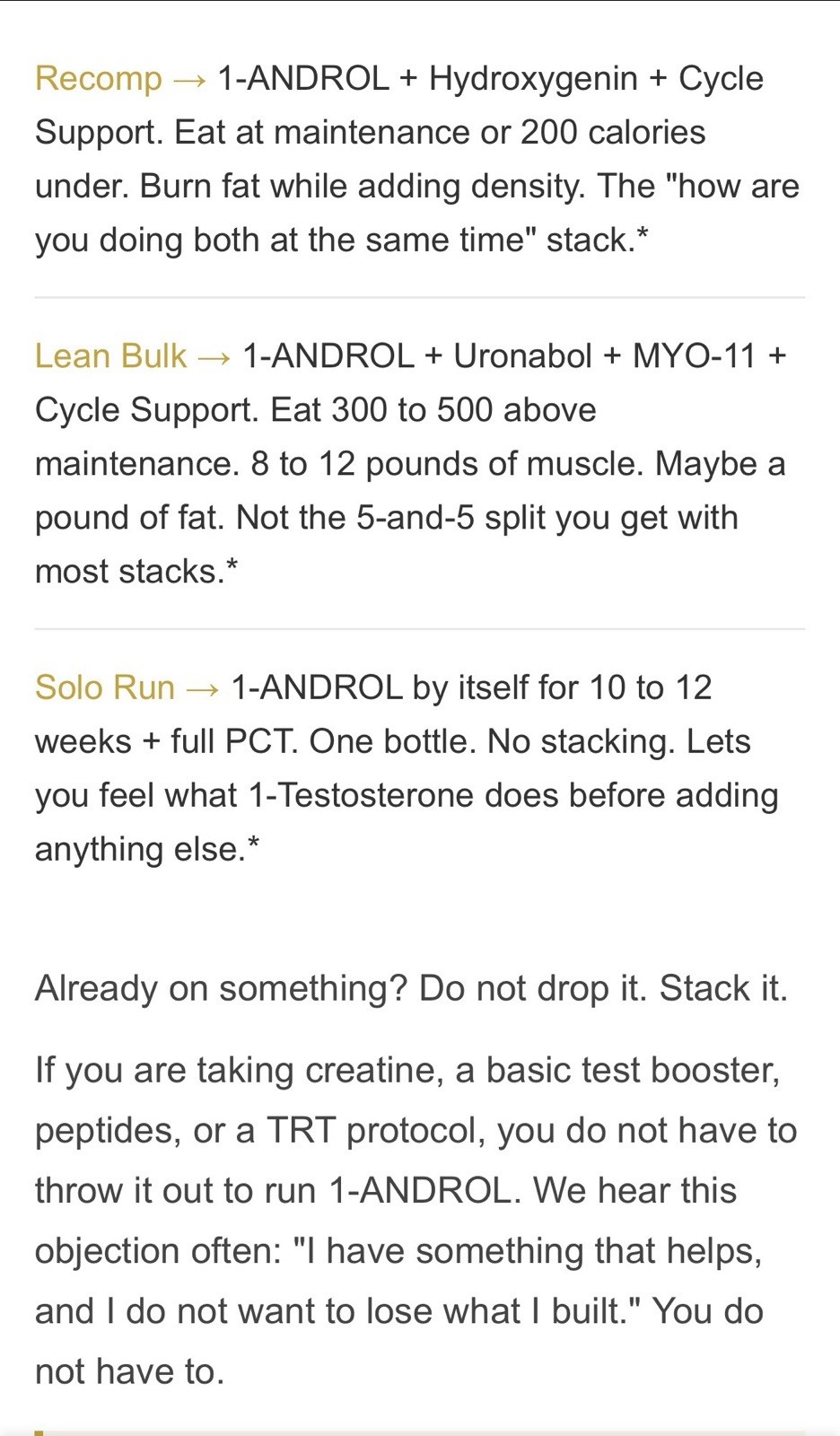1-Androl Stack Muscle/Strength Gains 2 Step Pre Cursor By Vintage Muscle 💪💧
