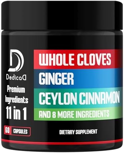 DEDICAD 11in1 Cloves Supplement with Ginger, Ceylon Cinnamon and 8 Other More –