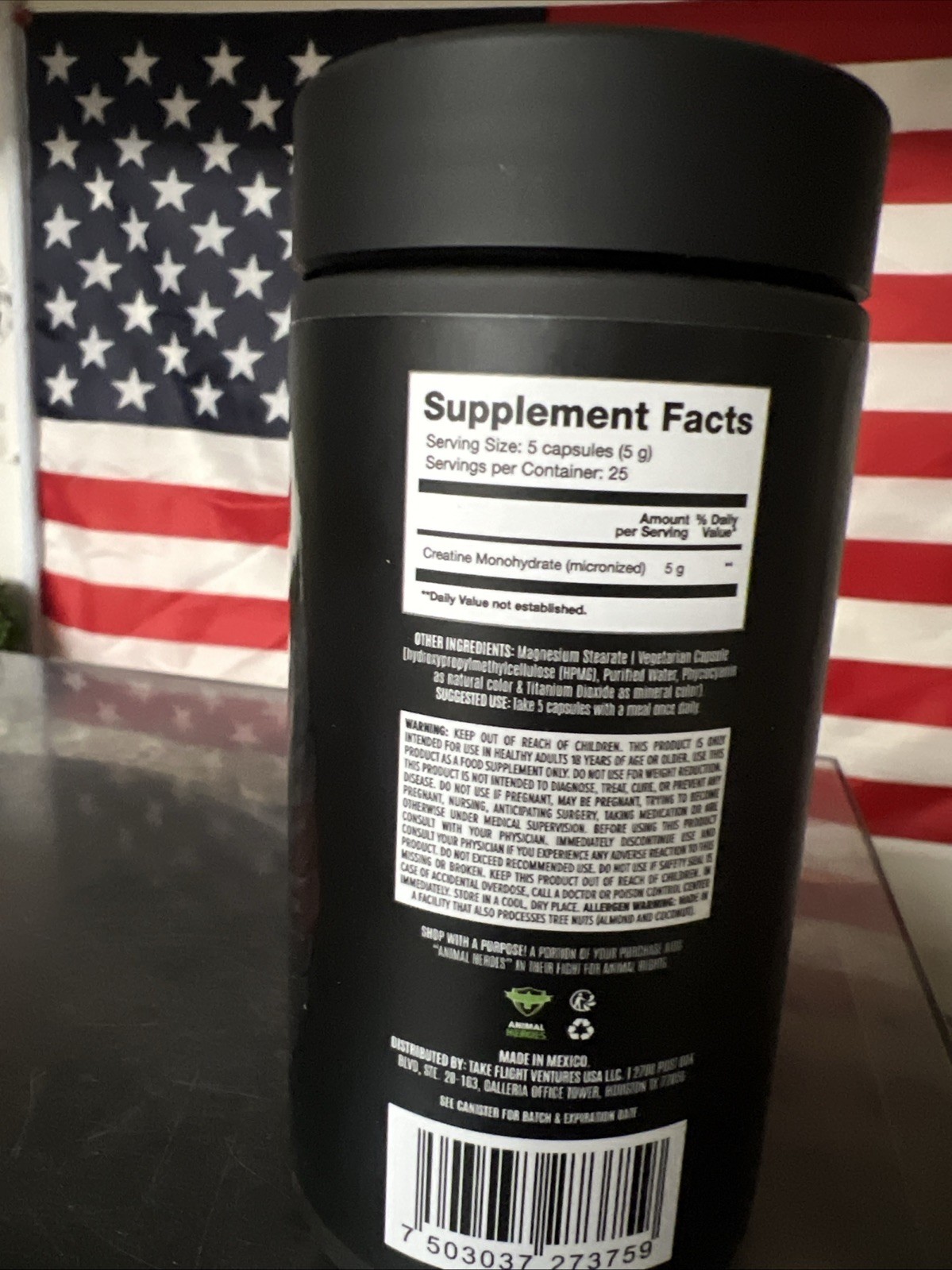 BIRDMAN Micronized Creatine Monohydrate Capsules 125 Count