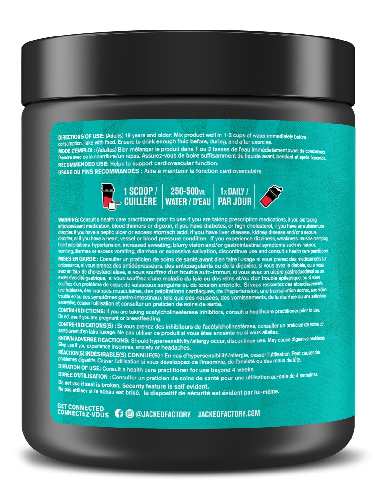 Jacked Factory Pumpsurge Caffeine Free Pre Workout for Men & Women – Nootropic B