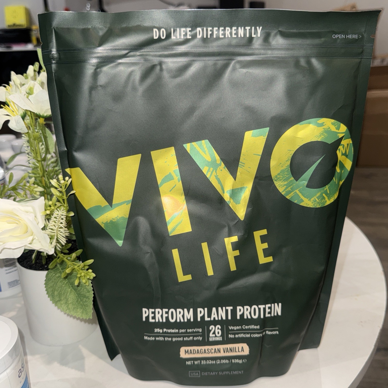 Vivo Life Perform Plant Protein Madagascan Vanilla 936g New ❤️‍🔥