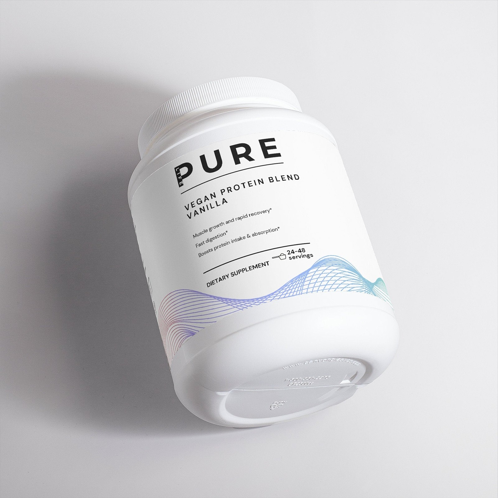 PURE LIFE Vegan Protein (Vanilla) – 48 servings