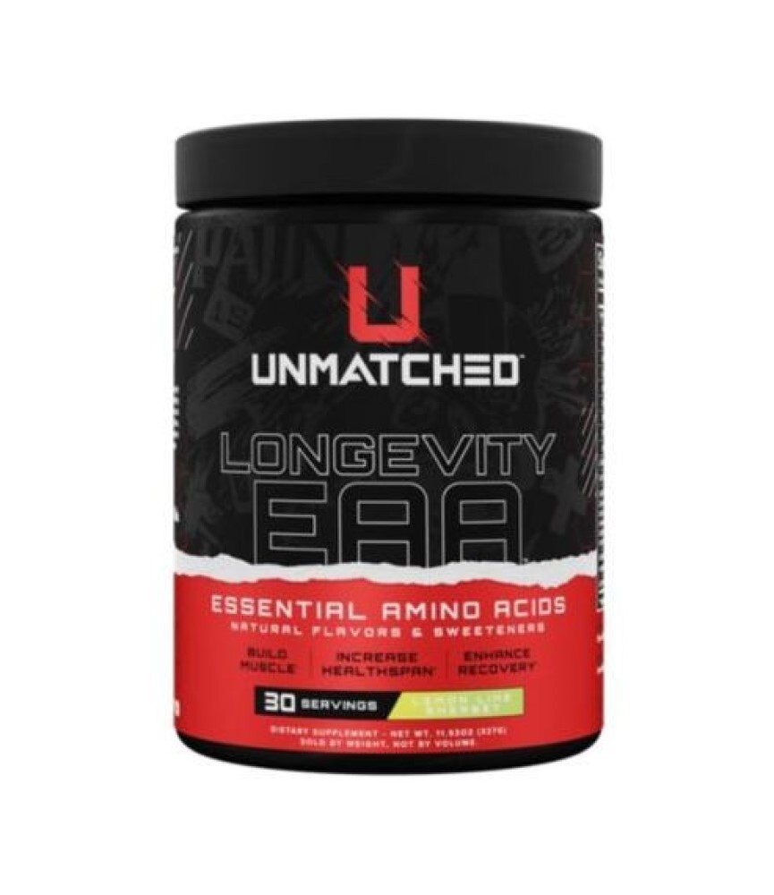 Longevity EAA Essential Amino Acids – Lemon Lime Sherbet (11.53oz / 30 Srvs)
