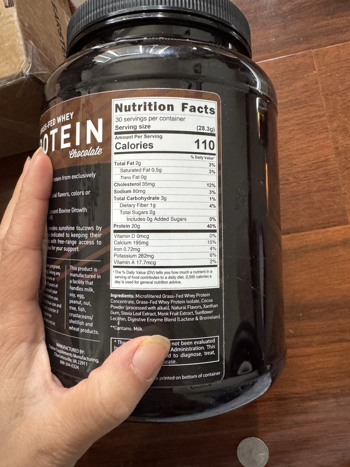 2.65 Lbs 100% Grass Fed Whey( Read The Description)