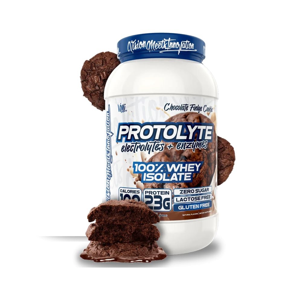 VMI Sports ProtoLyte Whey Isolate Protein Powder Chocolate Fudge Cookie 1.63 lbs