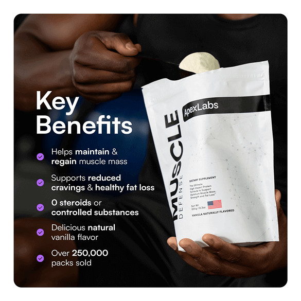 Muscle Defense Vanilla (ApexLabs) + Liposomal Curcumin (NHO) Recovery Bundle