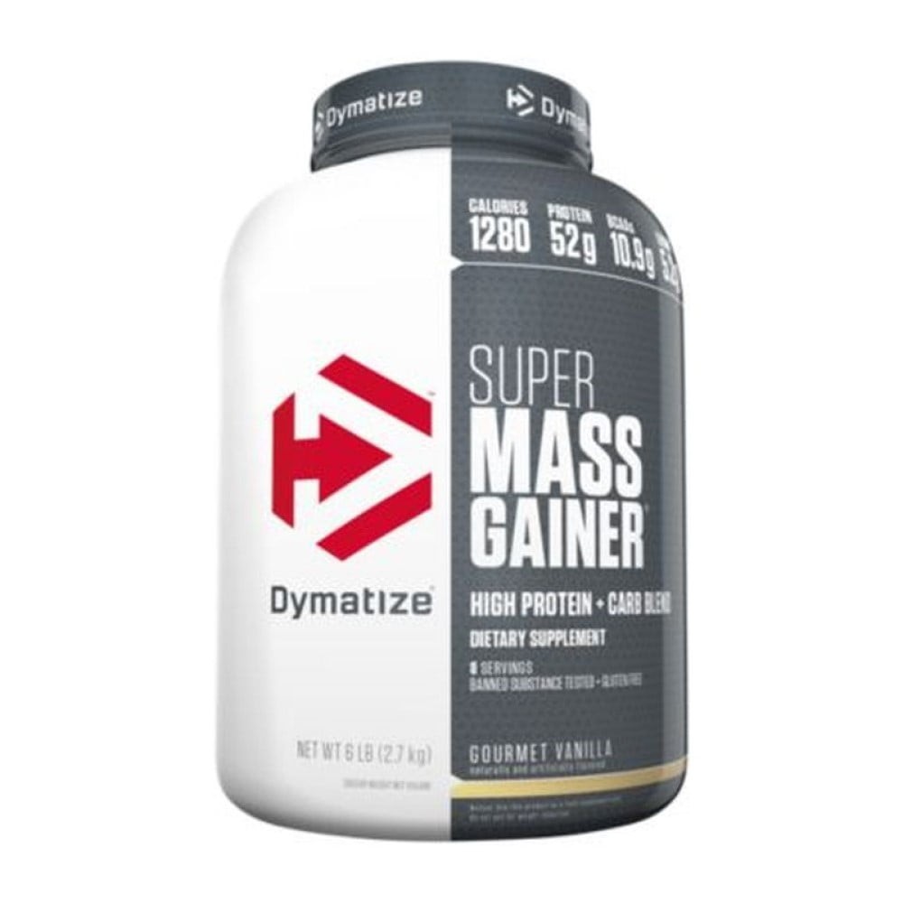 Super Mass Gainer High Protein & Carb Mix – Gourmet Vanilla (6 Lbs./ 8 Servings)