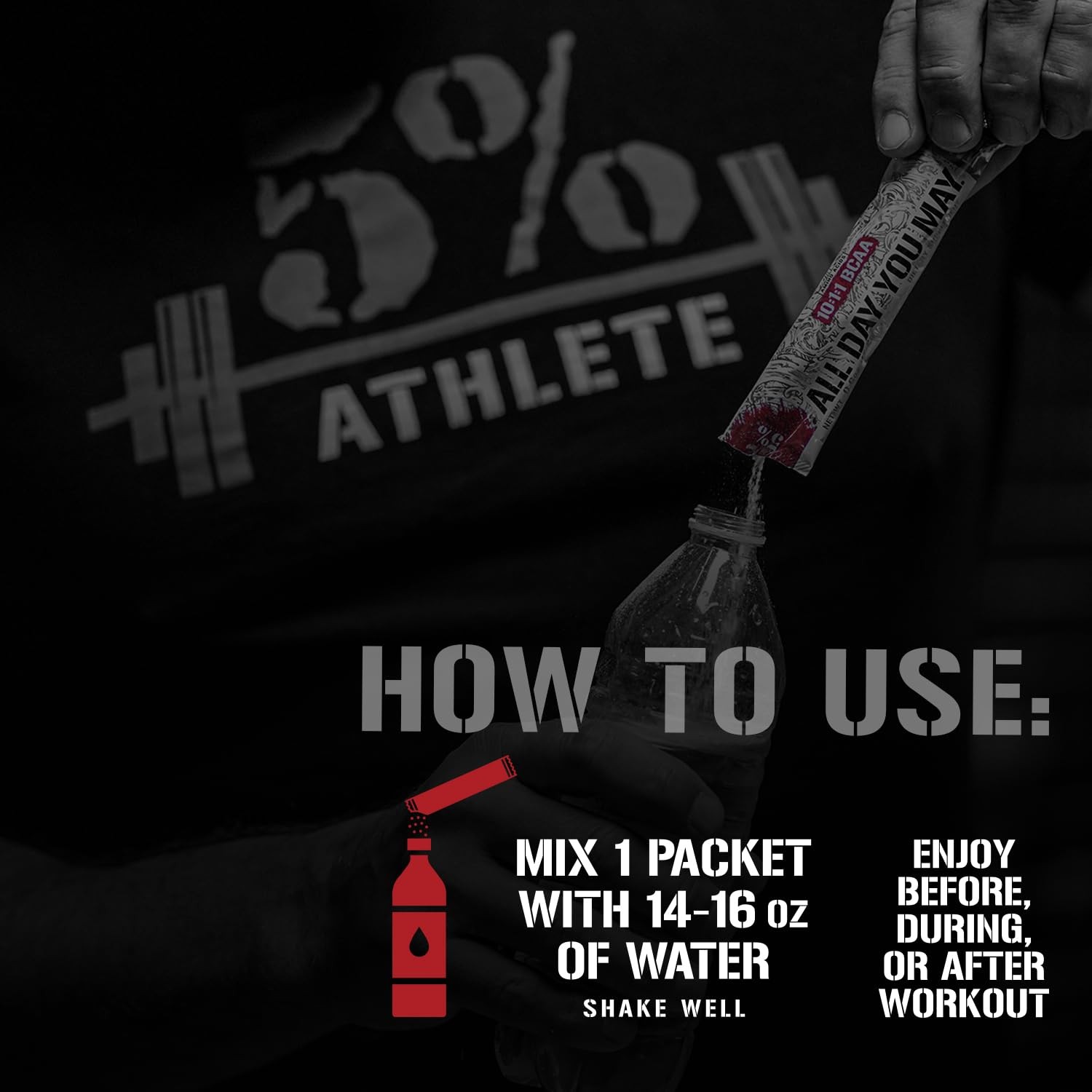 5% Nutrition Rich Piana AllDayYouMay BCAA Powder Stick Packs | Premium Intra …