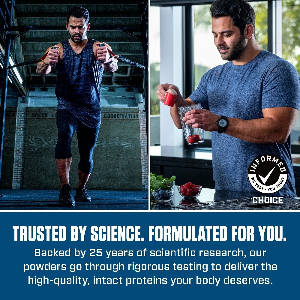 Premium 100% Whey Protein Powder Gourmet Vanilla Flavor 2 Pound Bag