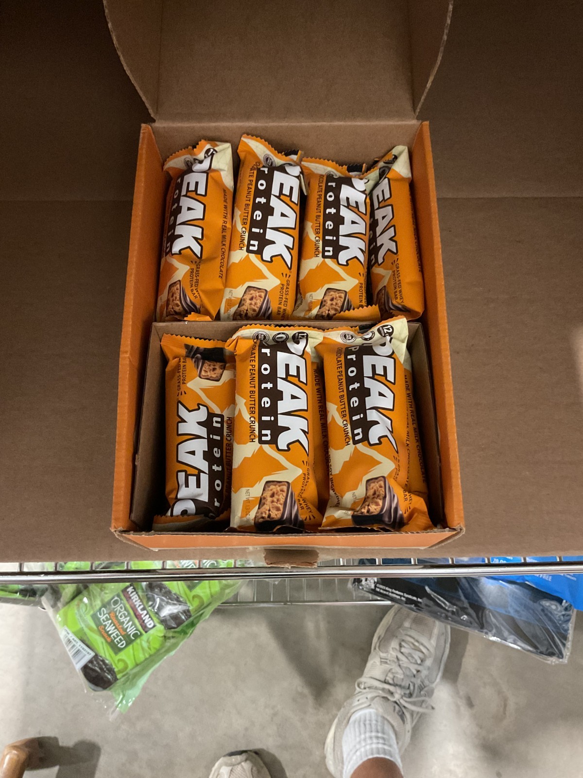 Peak Protein Bar Protein Chocolate Peanut Butter Crunch Pack of 17 EXP: 6/17/27