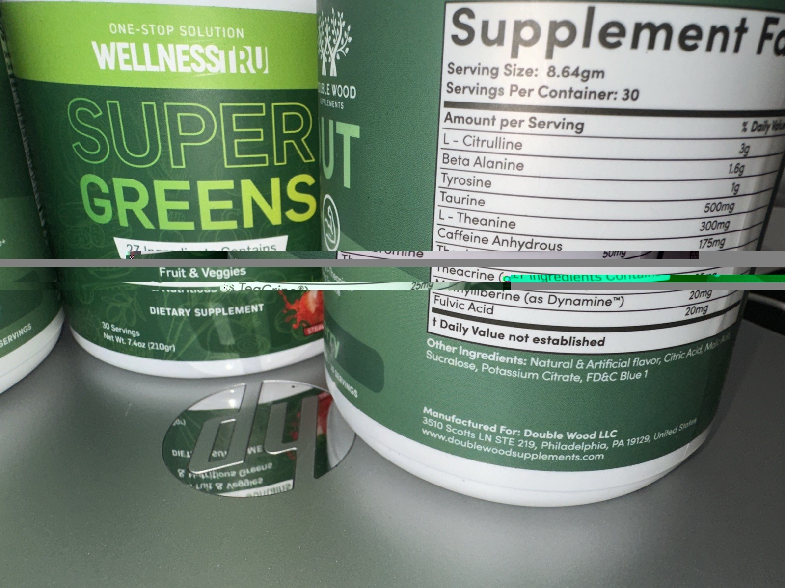 Double Wood Supplement Pre Workout Powder 3 Pack Pre Workout