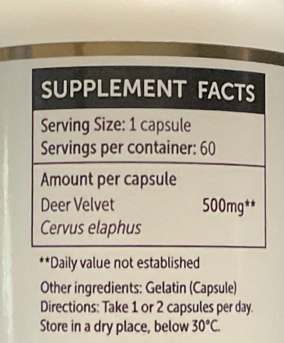 Mountain Red Deer Velvet