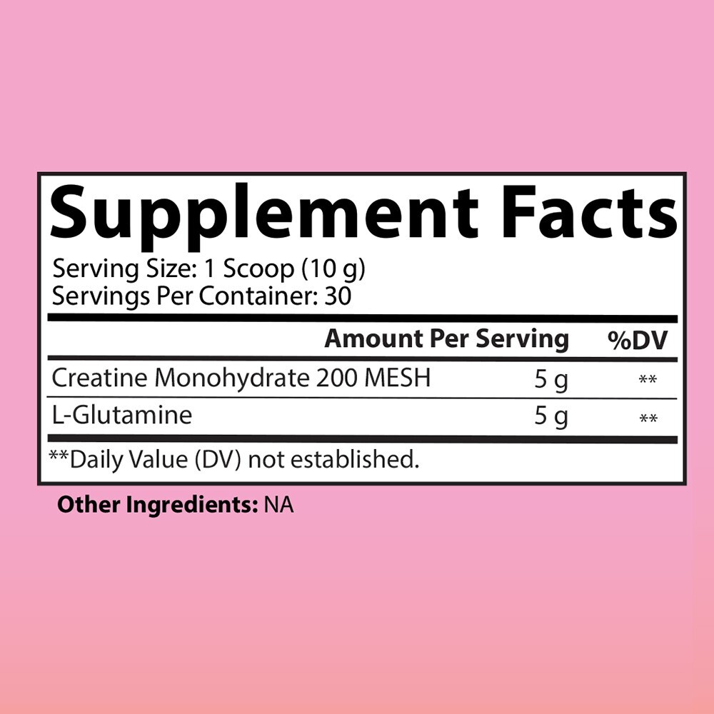 Angry Supplements Better Booty Glute Scoop Creatine Women Butt Builder Drink Mix