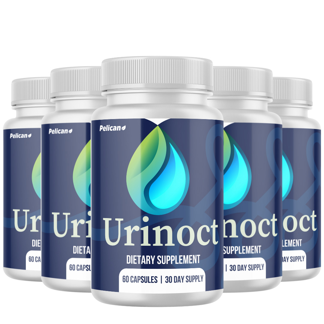 Urinoct – Prostate Support- 5 Bottles- 300 Capsules