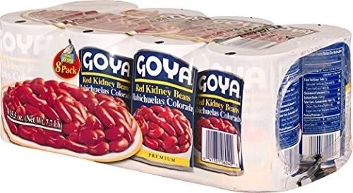 Goya Foods Red Kidney Beans 15.5 Ounce Pack of 8