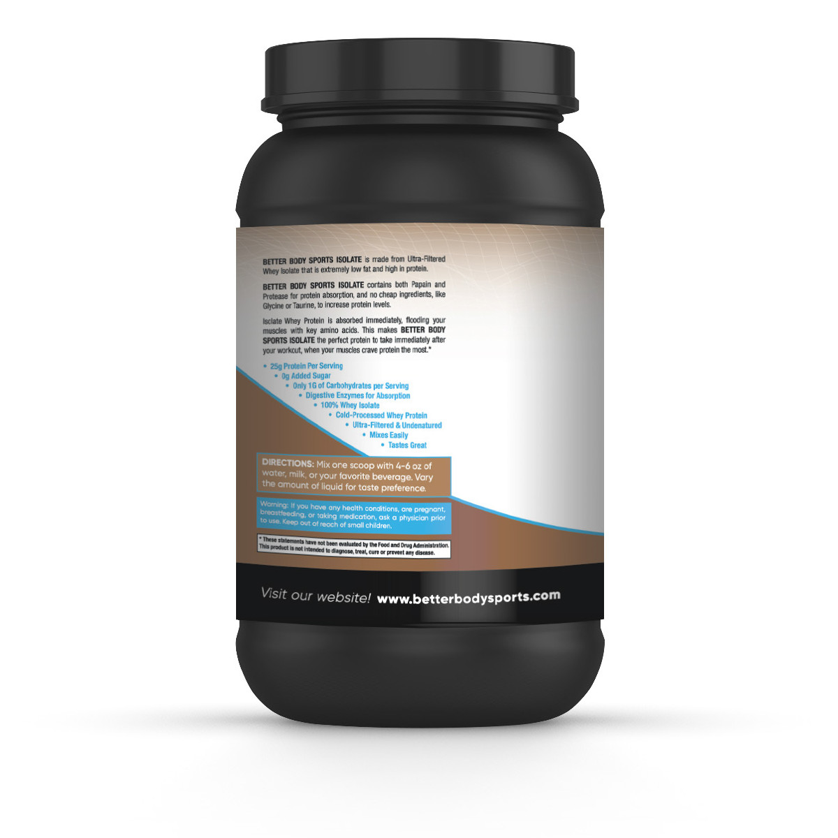 Whey Protein 100% Isolate – Chocolate Milk – 2lb – 31+ Servings