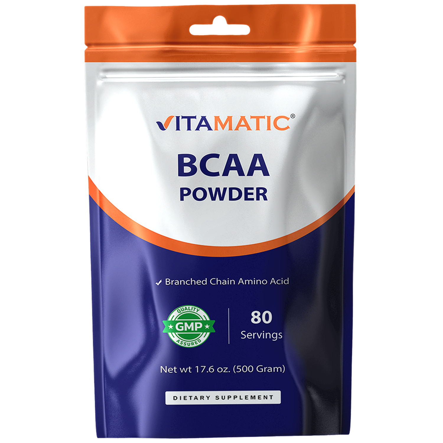 Vitamatic BCAA Powder – 2:1:1 Instantized Branched Chain Amino Acid – 500 Gram