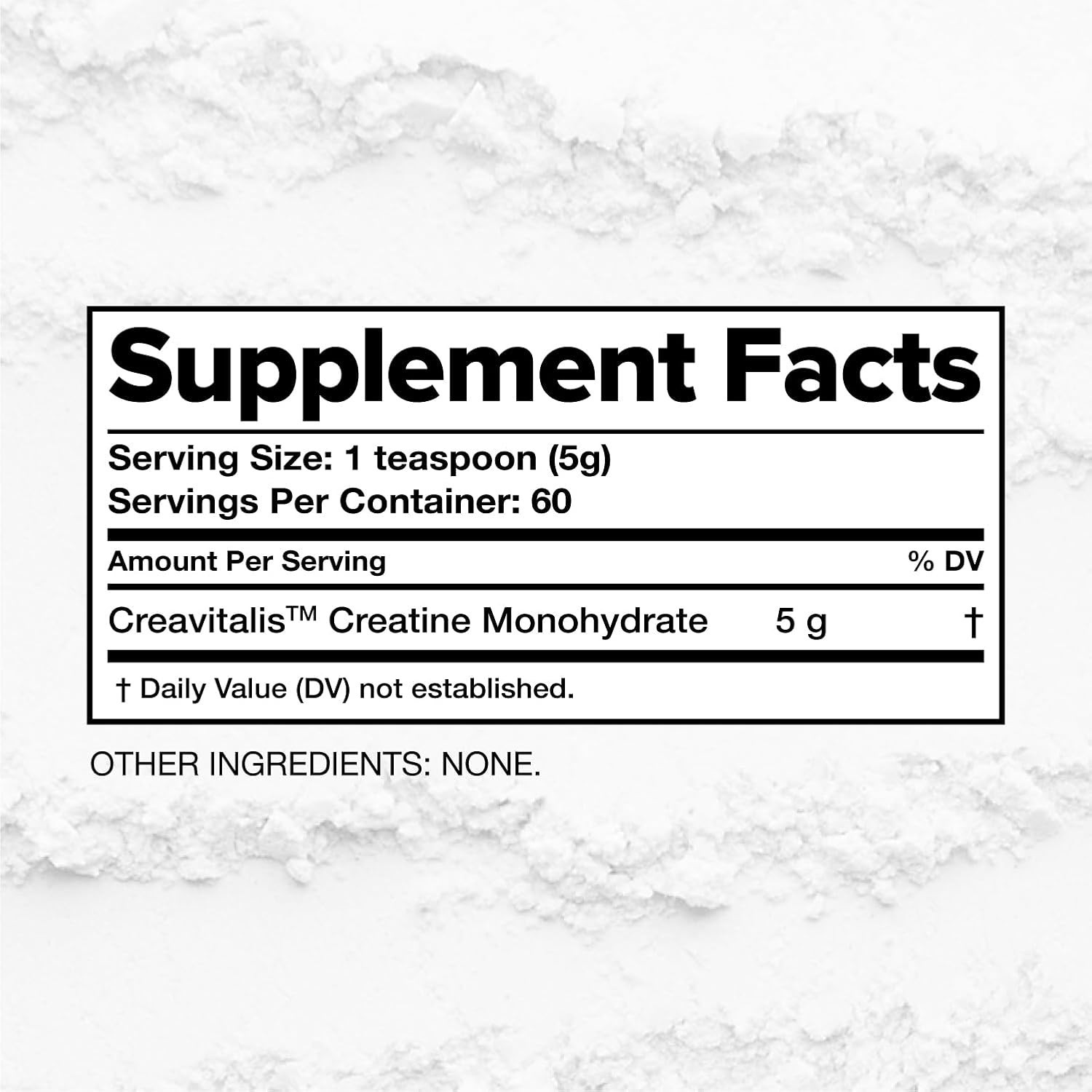 Complement Creatine Monohydrate Powder 300g 60 Servings Vegan Unflavored