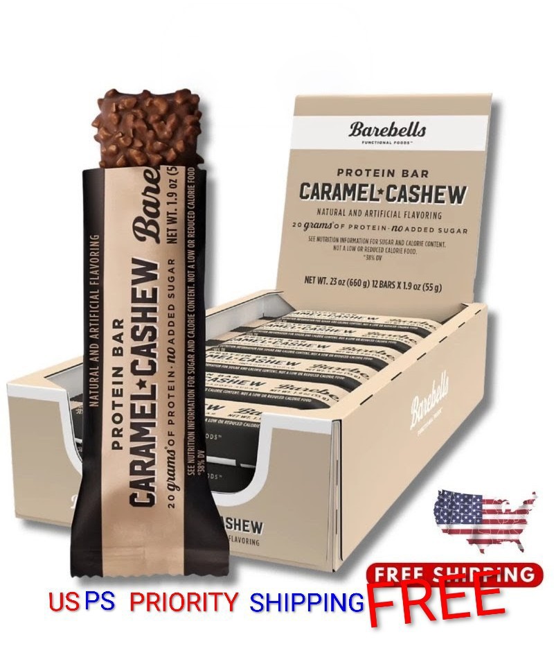 13 Barebells Protein Bars Caramel Cashew FREE PRIORITY SHIPPING