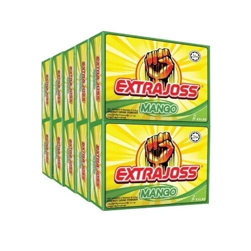 EXTRA JOSS 50 BOX (300 Sachets) Mango Flavour Sugar Free Energy Drink Powder