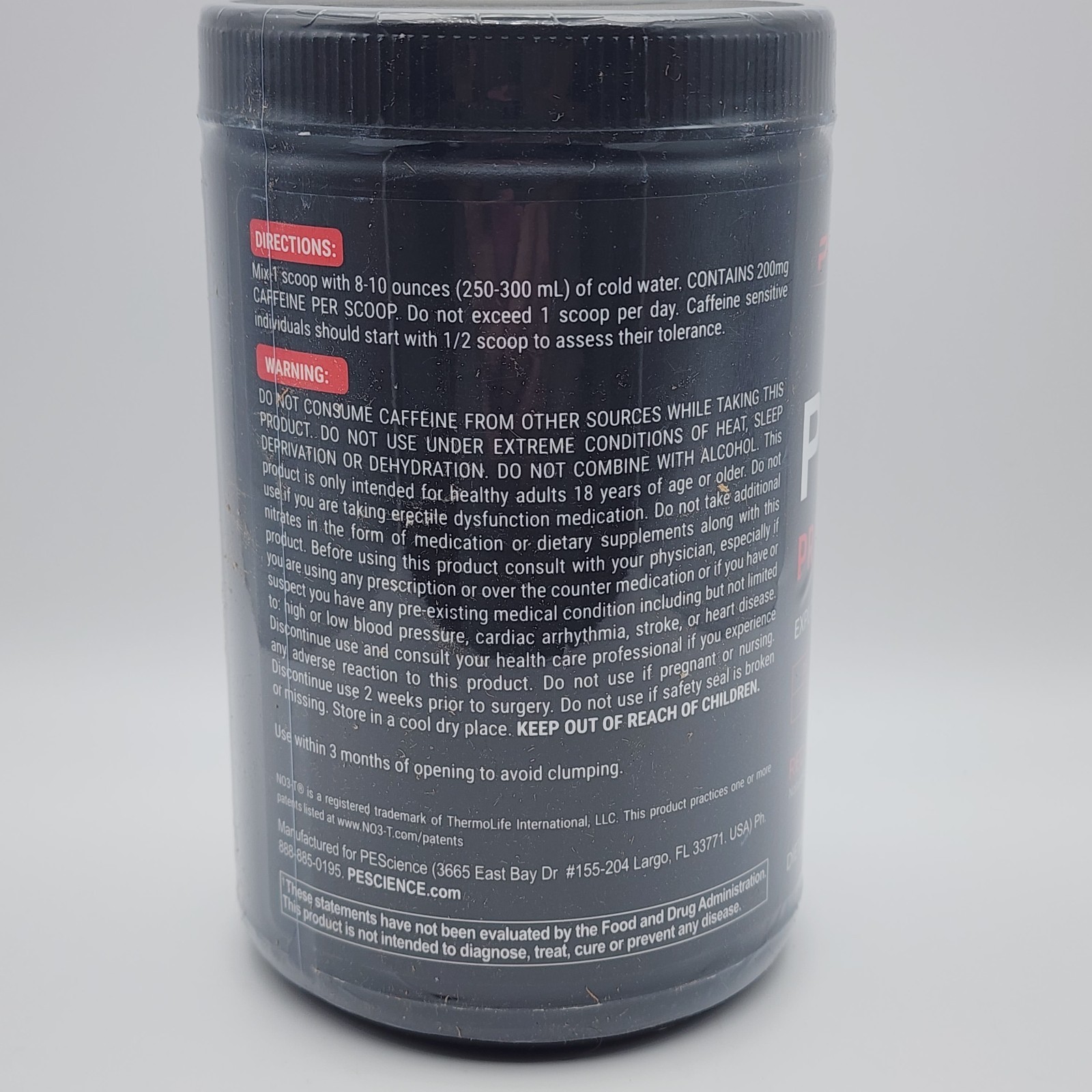 PEScience Prolific-1 Pre Workout Powder Tingle-Free – Red Razz Candy 14.1 oz