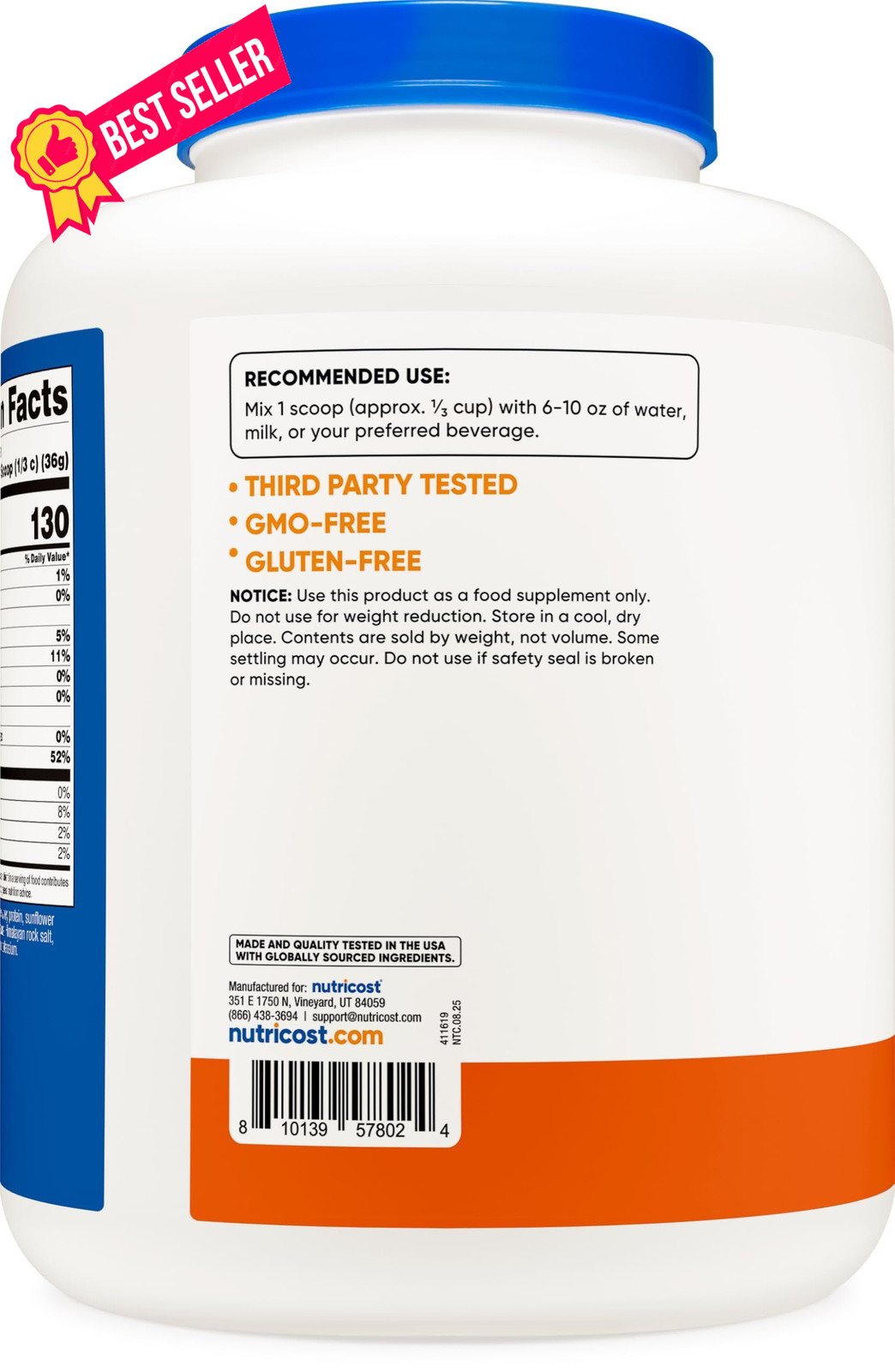 Nutricost Whey Protein Isolate Powder (Pumpkin Spice) 5 5 Pound (Pack of 1)