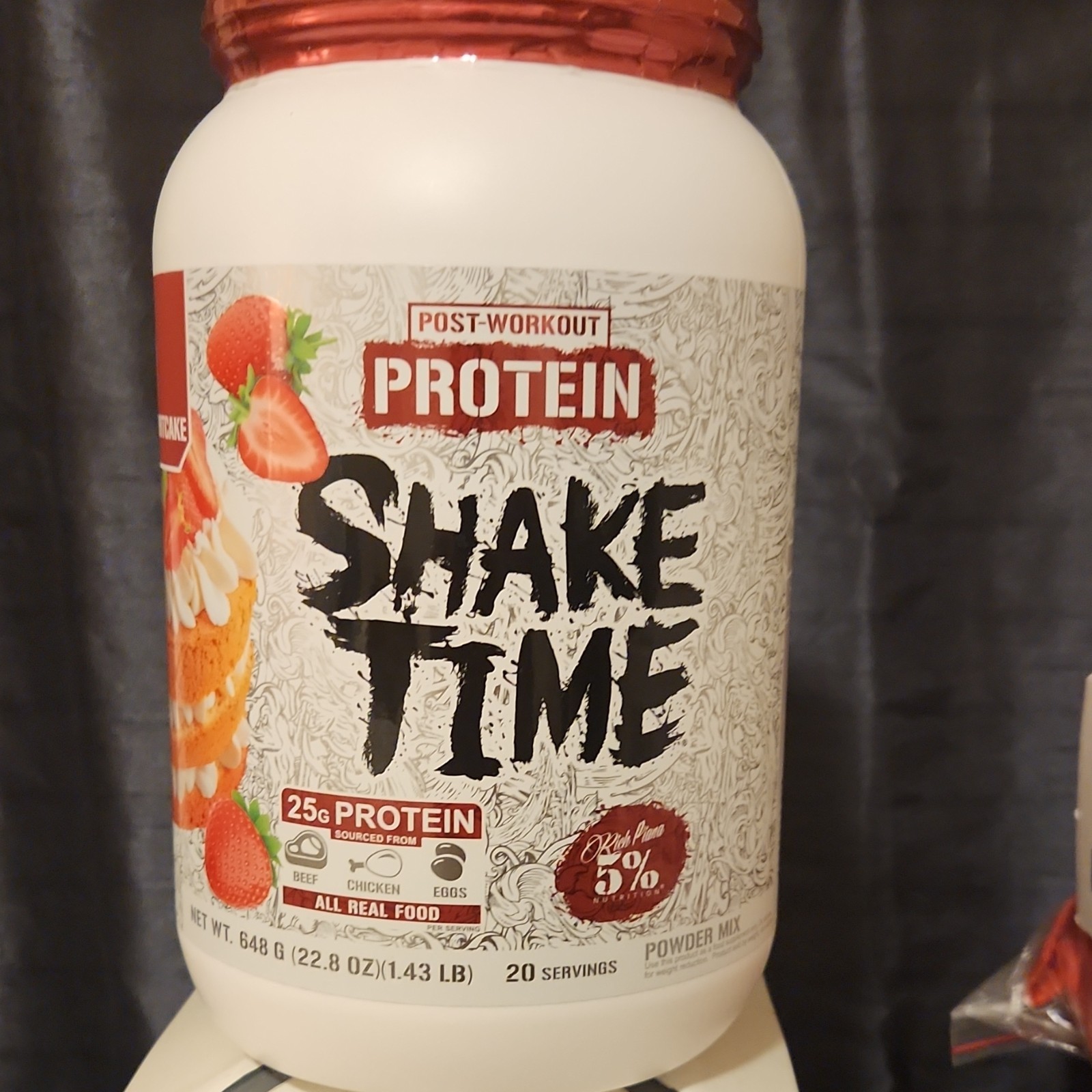 Shake Time Post-Workout Protein Powder Strawberry 20 Servings 22.8 oz