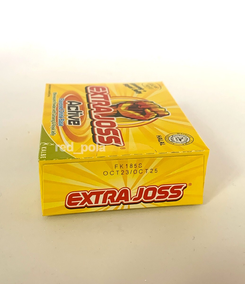EXTRA JOSS Active Flavour 10 Box (60 Sachets) Energy Drink Powder Boost Stamina