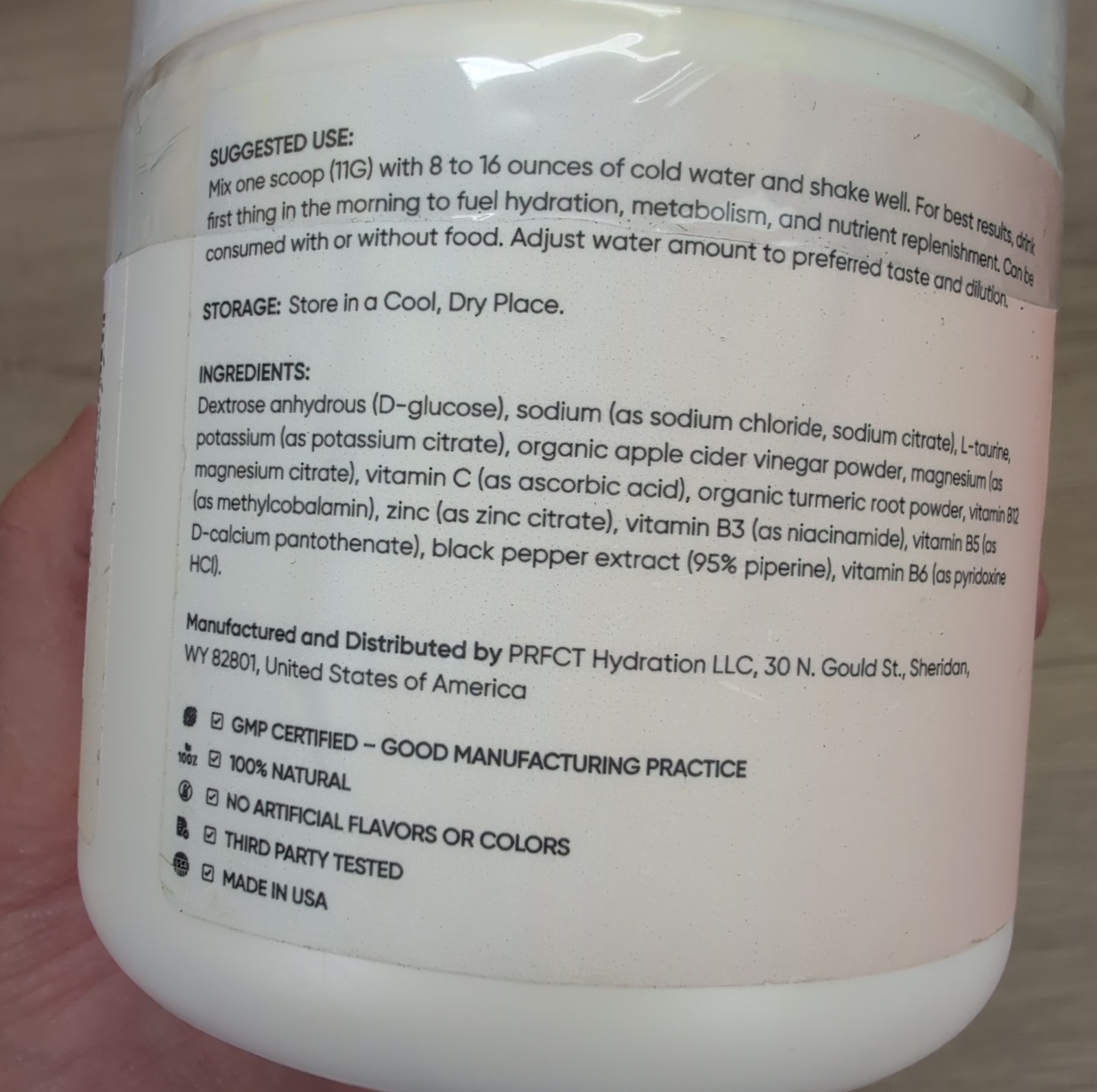 PRFCT Morning Tangerine Pulse Hydration Electrolyte Powder 30 Servings Brand New