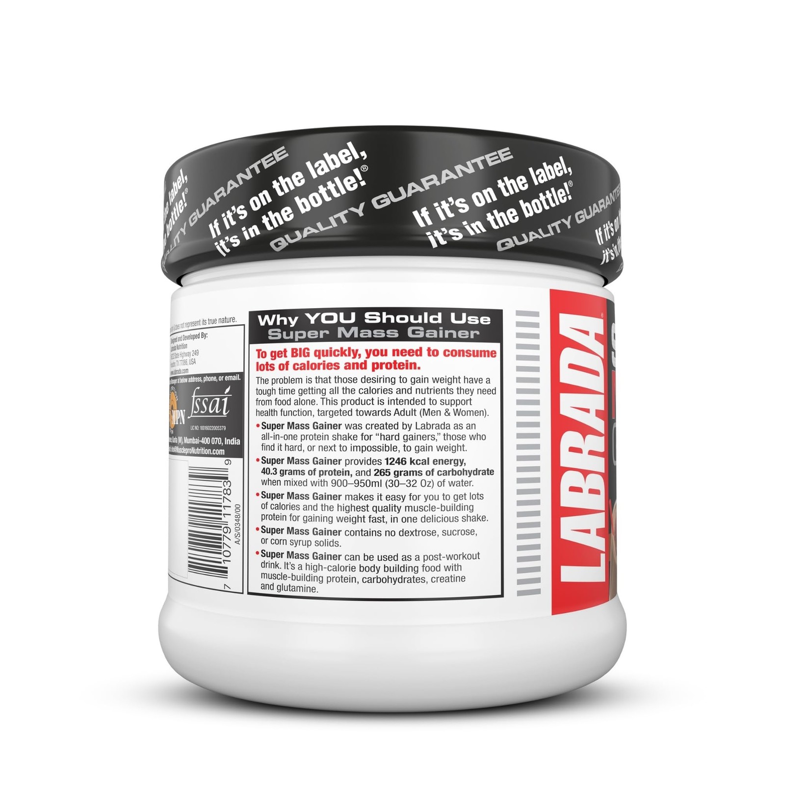 Labrada Super Mass Gainer High Calorie Protein Powder 500g