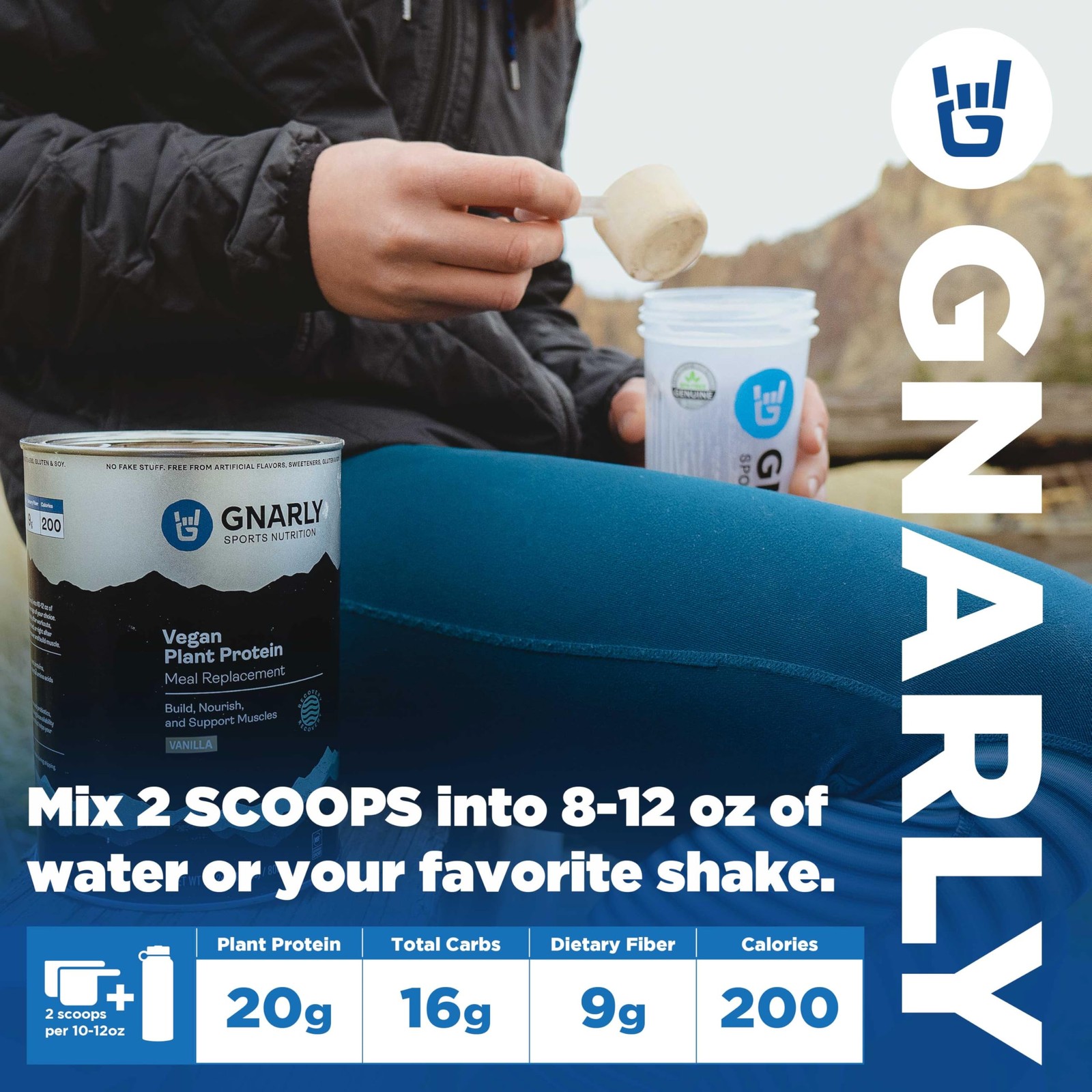 Gnarly Nutrition Vegan Plant Vegan Nsf Sport Replacement Daily Nutritiional