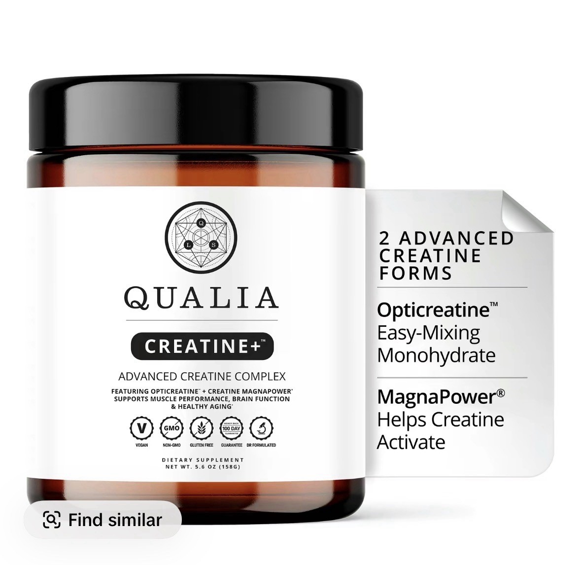 Qualia Creatine | Advanced Creatine Complex | 2 Sources + Magnesium | Optimiz…