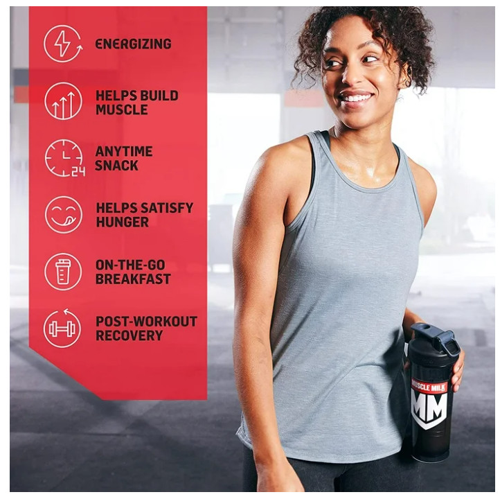 Muscle Milk Pro Series Knockout Chocolate Protein Powder 2LB 50g