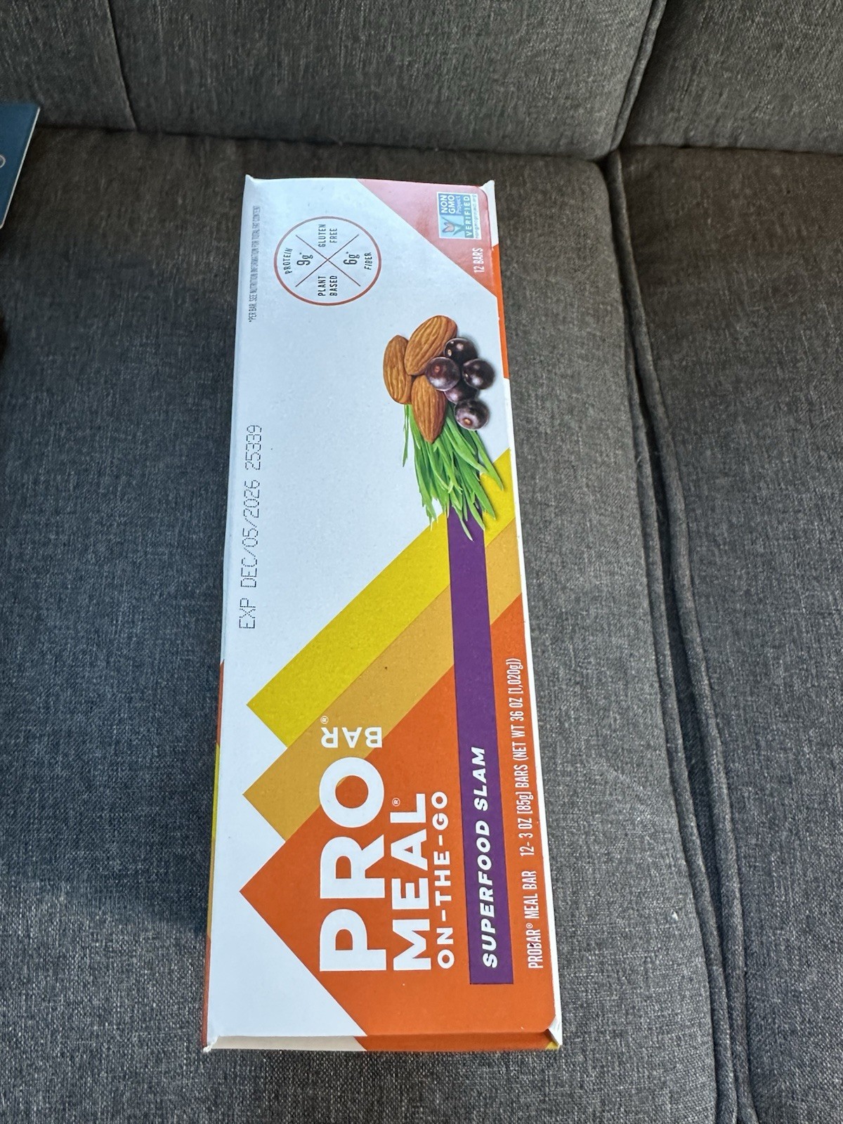 ProBar Meal On-the-Go Bar Peanut Butter Chocolate Chip 12 bars