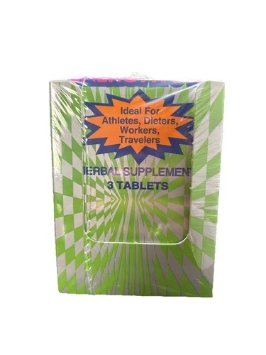 Energy Now Ginseng Herbal Supplements 24 Packs 3 Pills In Each Pack