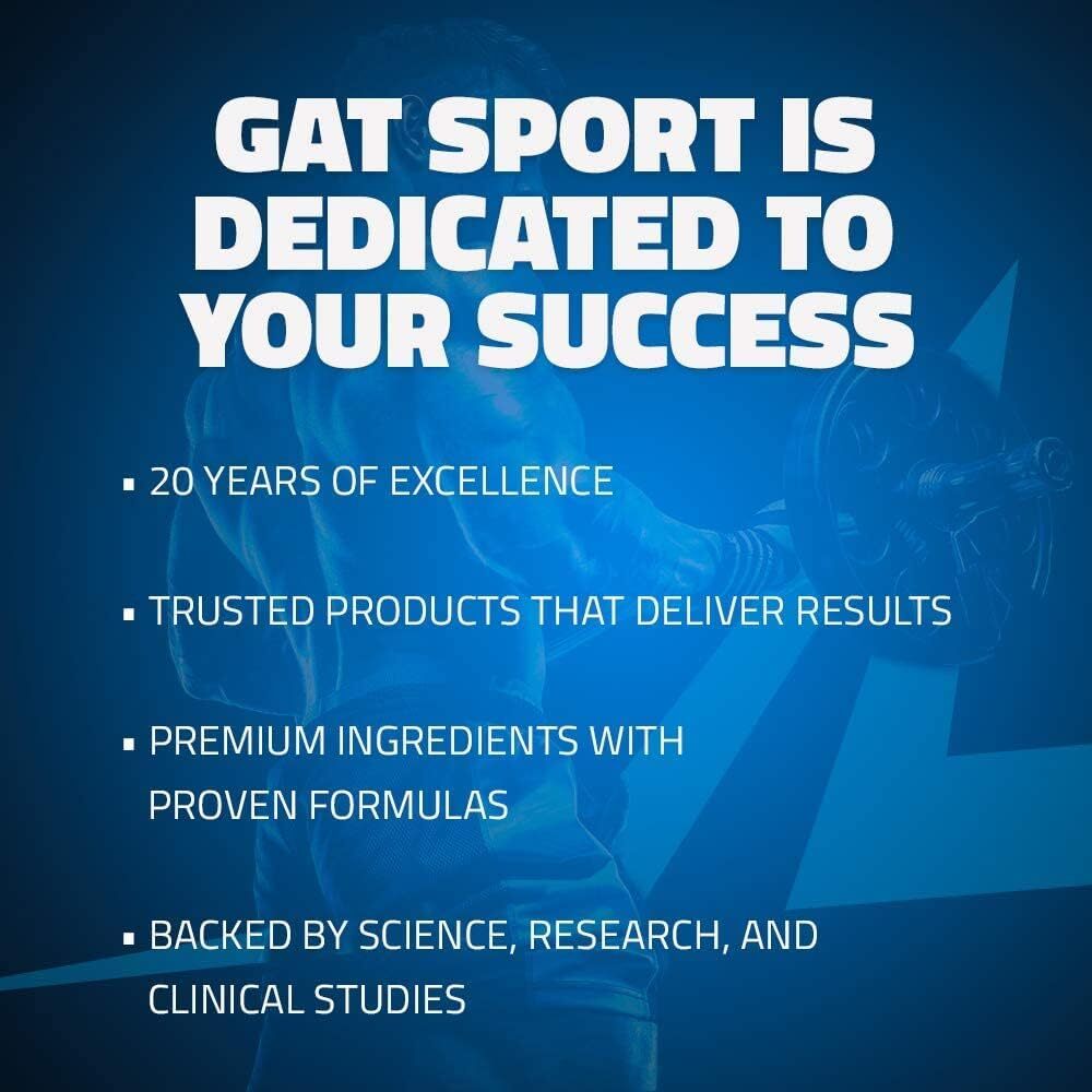 GAT Sport PMP Stim-Free Peak Muscle Performance Pre-Workout 30 Servings New
