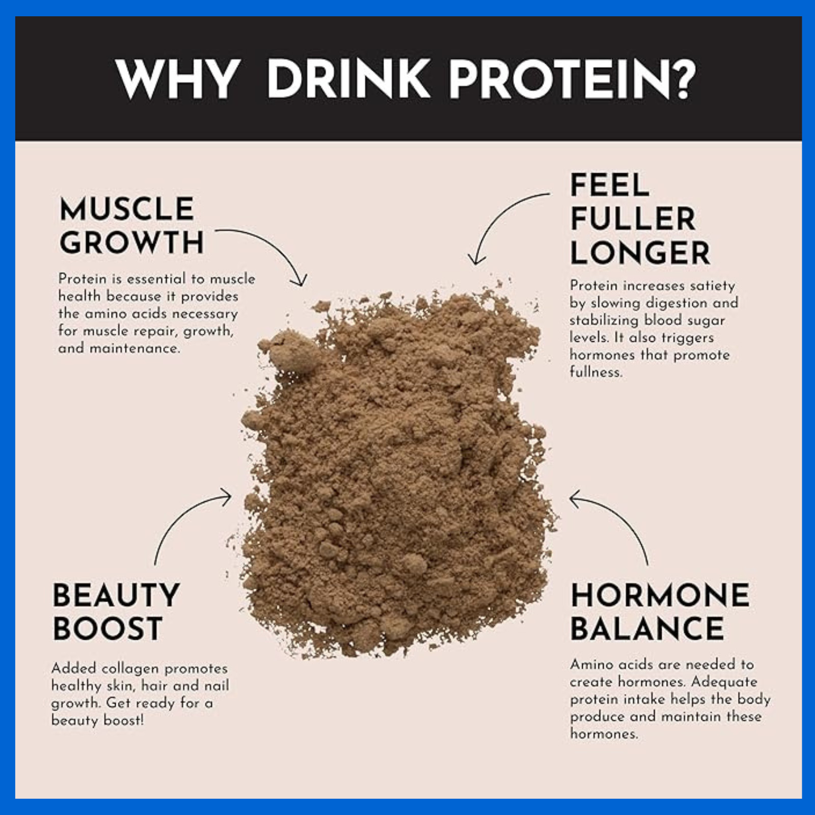 JUST Ingredients Protein Powder Chocolate – Grass-Fed Whey, 15 Servings, 24g