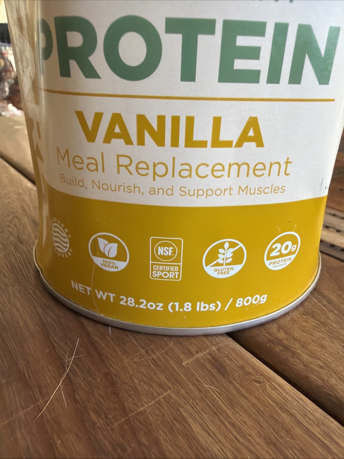 Gnarly Vanilla Protein Powder – NSF Sport Certified – Vegan Plant Protein 9/27