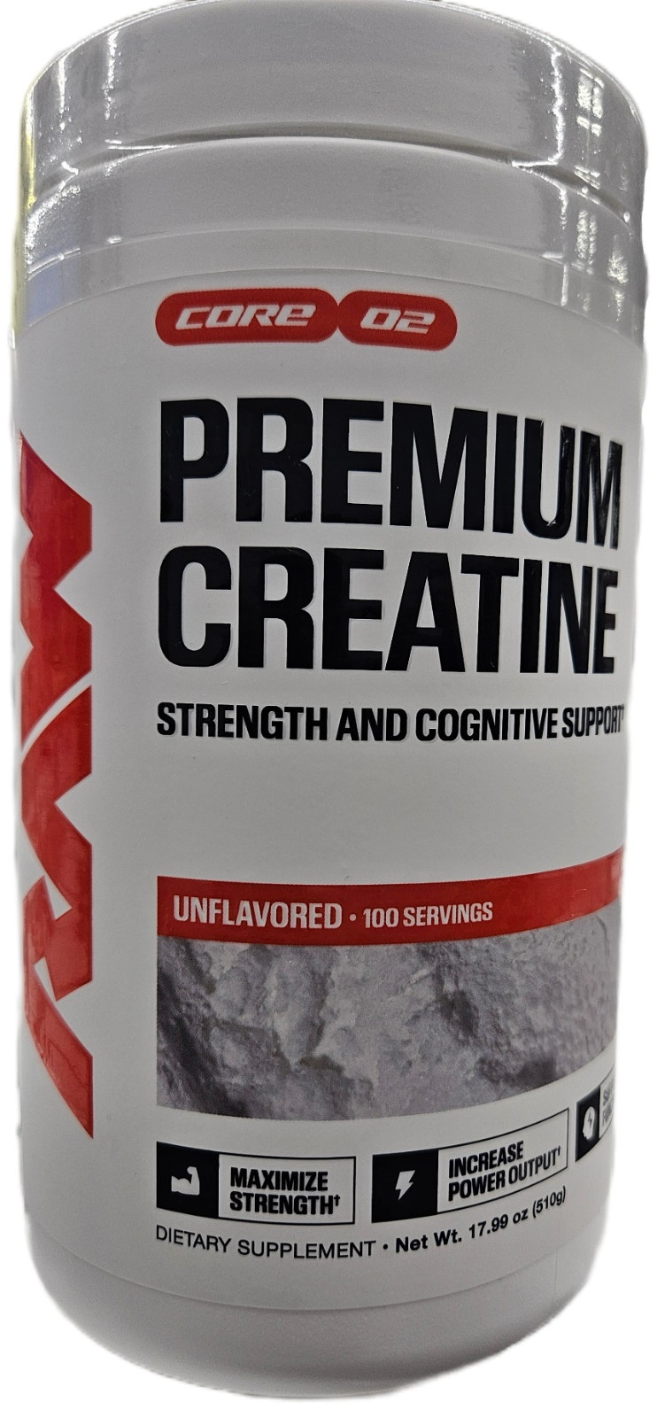 2 – RAW Nutrition Creatine Monohydrate Powder Micronized (100 Servings each)