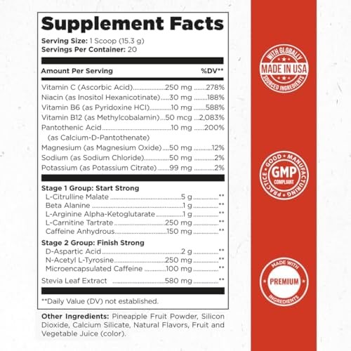 Old School Labs Ultimate 2 Stage Pre Workout for Explosive Energy, Massive Pumps
