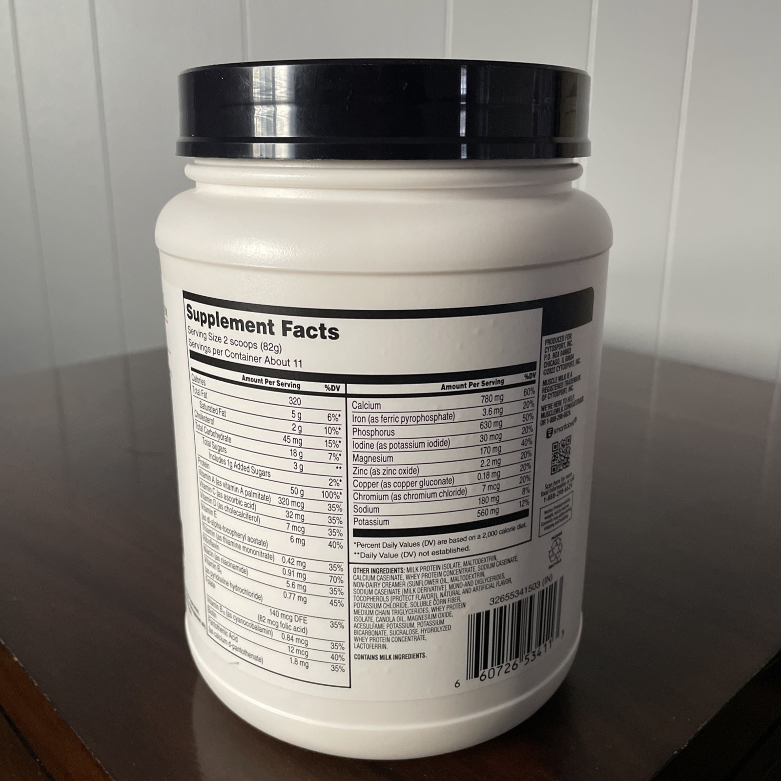 Muscle Milk Pro Series Protein Powder Intense Vanilla 32oz 907g