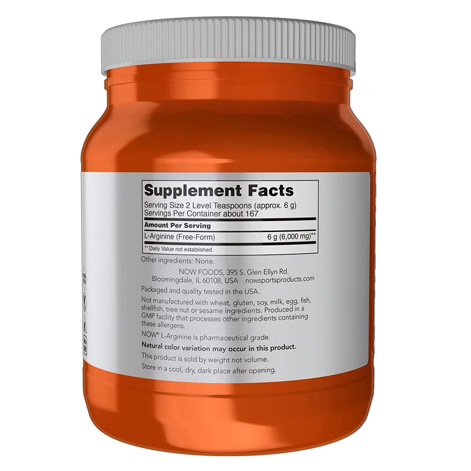 NOW FOODS L-Arginine Powder 2.2 lbs.