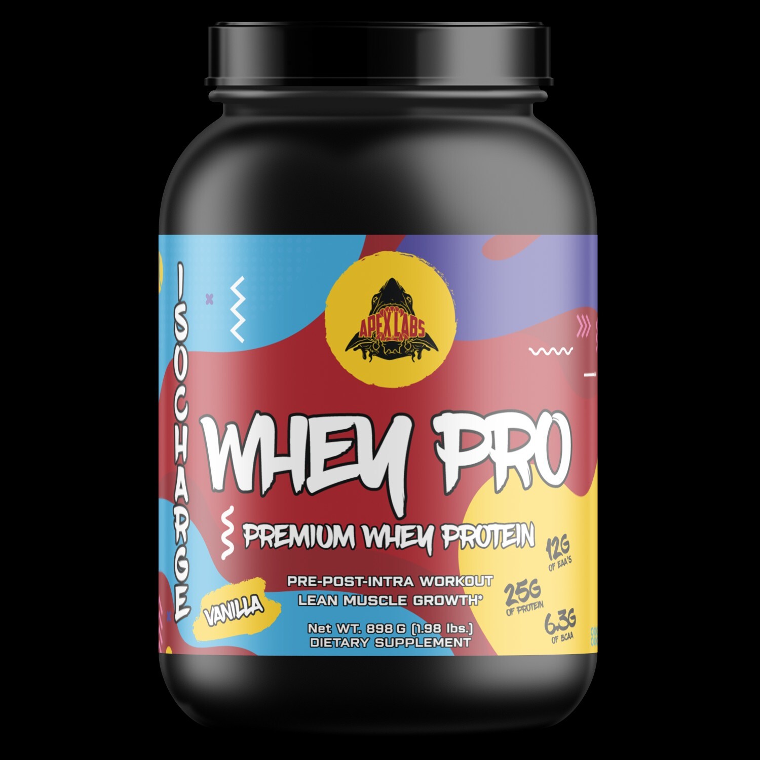 Apex Labs Isocharge Hydrolyzed 100% Whey Protein Isolate 25 GRAMS PROTEIN SCOOP